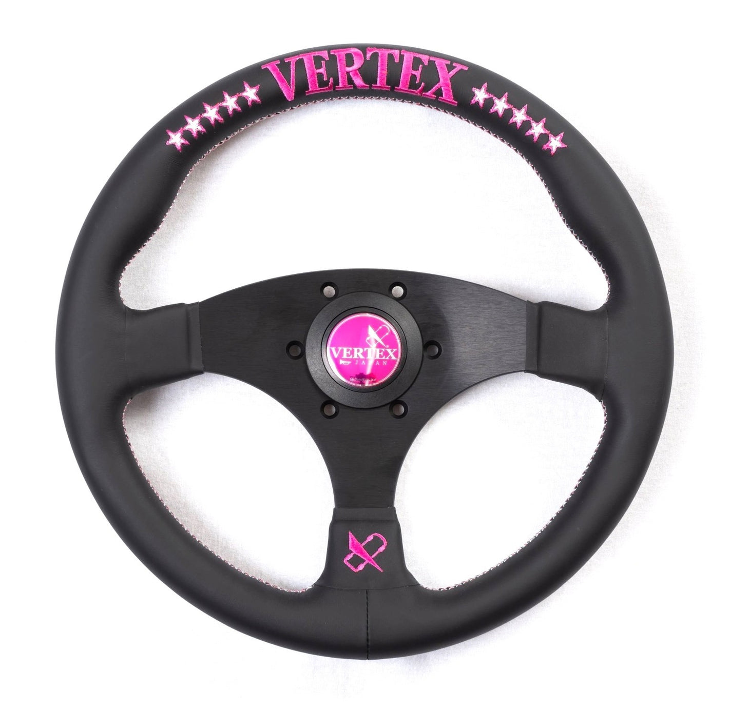 Vertex Funky Queen Flat Steering Wheel (Pink)