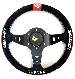 Vertex x Garasi Drift Collaboration Steering Wheel (Suede)