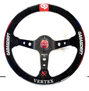 Vertex x Garasi Drift Collaboration Steering Wheel (Suede)
