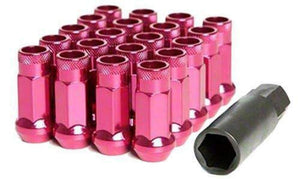 Muteki SR48 Open End Lug Nuts - Pink 12x1.25 48mm