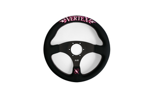 Vertex x Never Content Collaboration Steering Wheel (Flat - Pink)