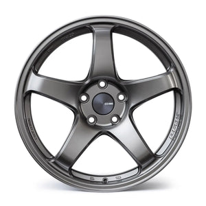 Enkei PF05 17x8 5x114.3 35mm Offset 75mm Bore Dark Silver Wheel