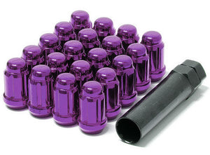 Muteki Closed End Lug Nuts - Purple 12x1.25