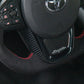 OLM Alcantara Pro Steering Wheel Alcantara w/ Red Stripe 2020+ Supra