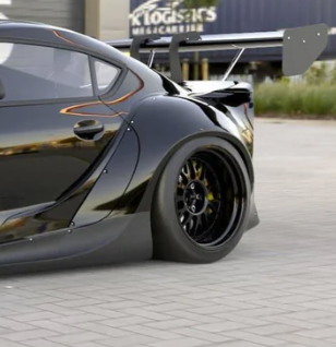 Rocket Bunny x Pandem V1.5 +100mm Rear Fenders 2019-2025 Toyota GR Supra (For use w/ V1.5 Widebody)