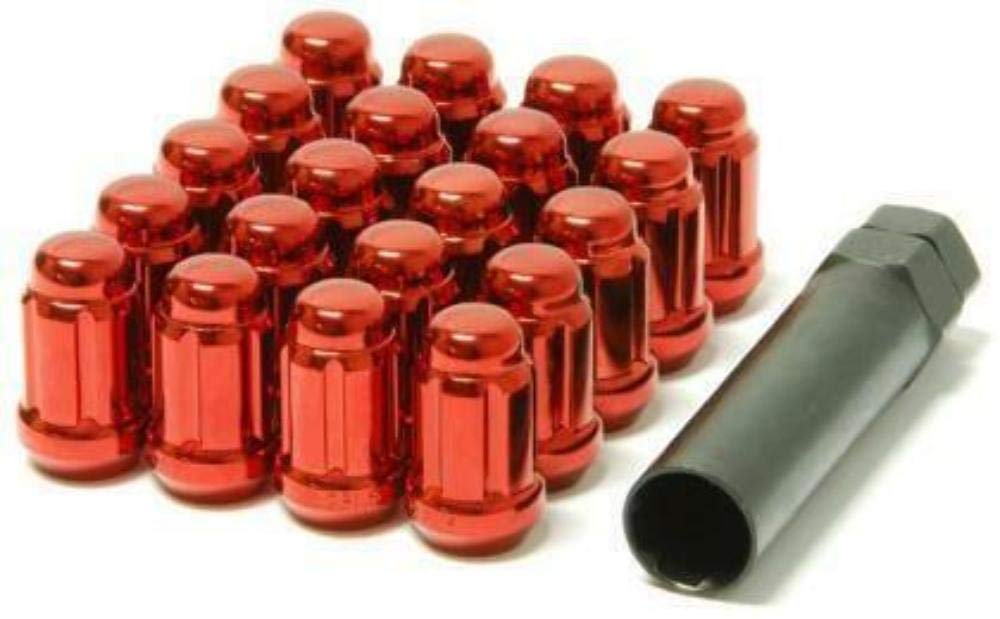 Muteki Closed End Lug Nuts - Red 12x1.25