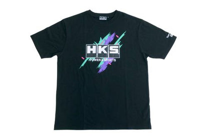 HKS T-SHIRT SUPER RACING BLACK 2L