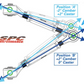 SPC Performance 03-08 Nissan 350Z/03-07 Infiniti G35 Front Adjustable Control Arms