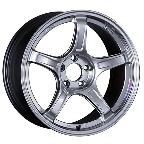 SSR GTX03 17x7 4x100 42mm Offset Platinum Silver