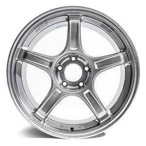 SSR GTX03 17x7 4x100 42mm Offset Platinum Silver