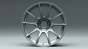 SSR GTX01 17x10 5x114.3 15mm Offset Dark Silver