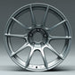 SSR GTX01 17x8 5x100 45mm Offset Dark Silver Wheel