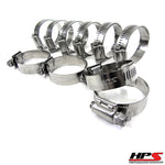 HPS Stainless Steel Worm Gear Liner Clamp Size 28 10pcs Pack 1-5/16 inch - 2-1/4 inch 33mm-57mm