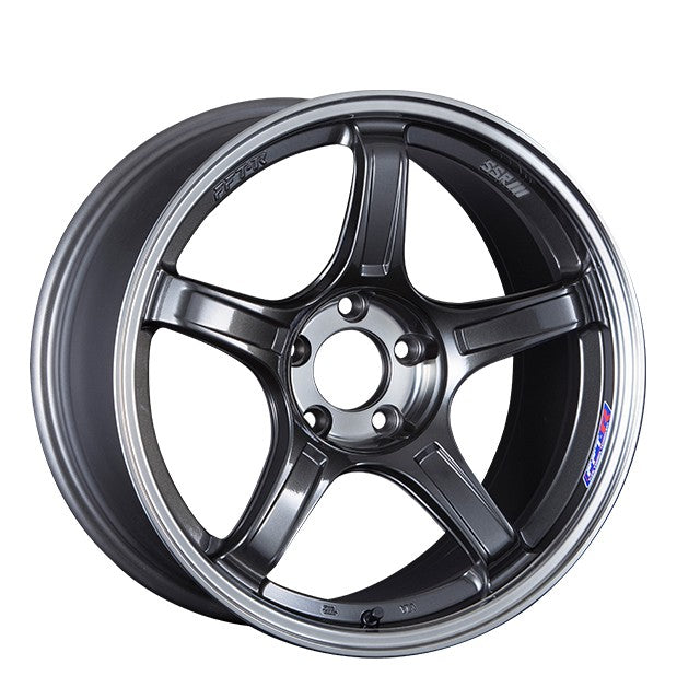 SSR GTX03 17x7 4x100 48mm Offset Black Graphite