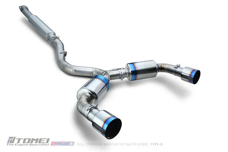 Tomei Expreme Ti Titanium Type-D Catback Exhaust 2013-2023 BRZ / 2013-2016 FRS / 2017-2021 86 / 2022-2023 GR86