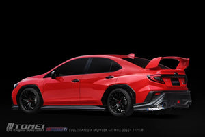 Tomei Expreme Ti Titanium Type-R Single Exit Catback Exhaust 2022-2023 WRX