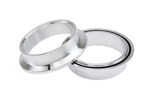 HPS Stainless Steel 2" V Band Clamp Kit, Aluminum Flanges, NBR O-Ring, Quick Release