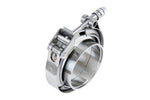 HPS Stainless Steel 2-1/2 inch V Band Clamp Kit Stainless Steel Flanges Quick Release