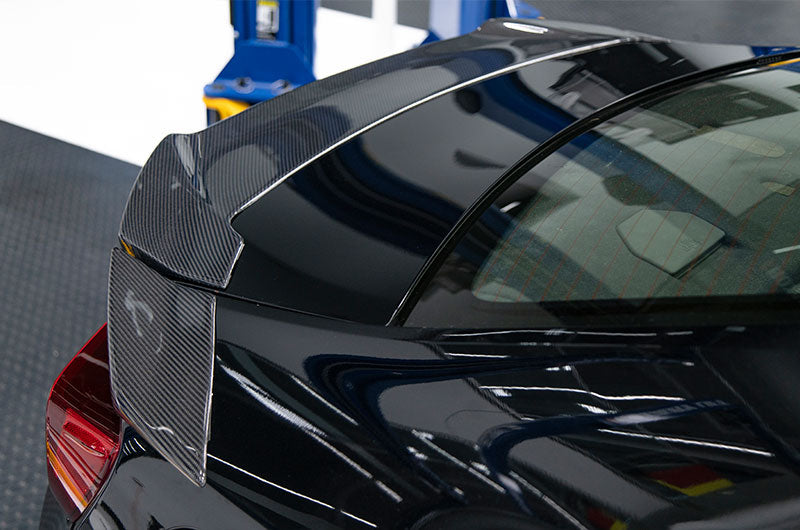 OLM Style_3pc_Carbon _Fiber_Rear_Duckbill_Spoiler_work