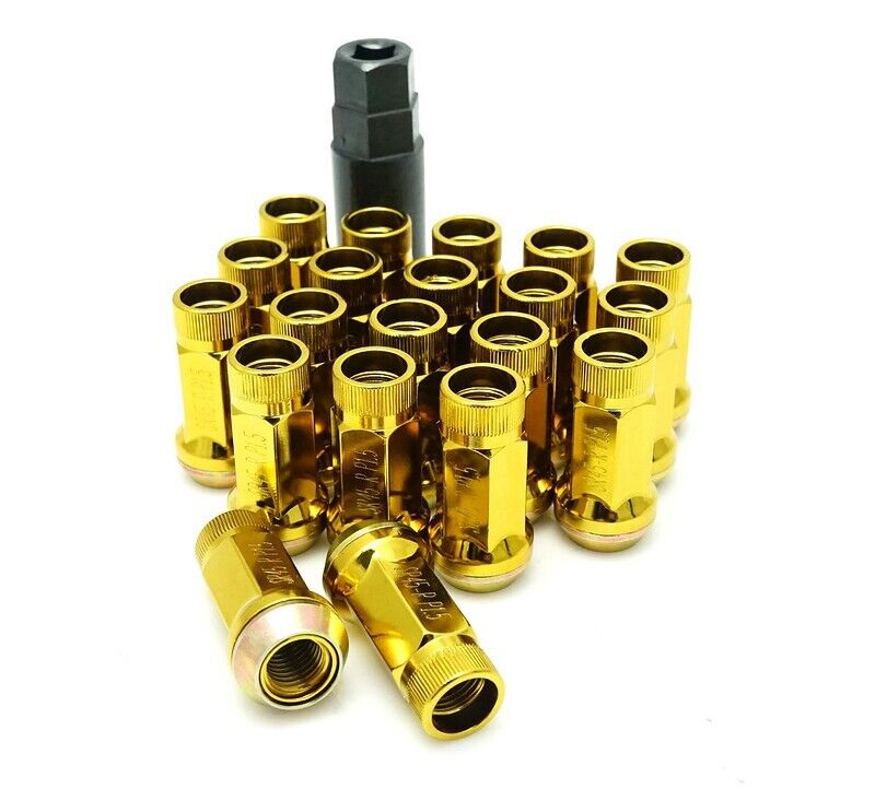 Muteki SR45R Lug Nut Kit Lock Set 12x1.25 45mm - Yellow